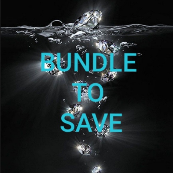 Pair of Double Ear Cuff Clip Earnings Blue - Picture 7 of 7